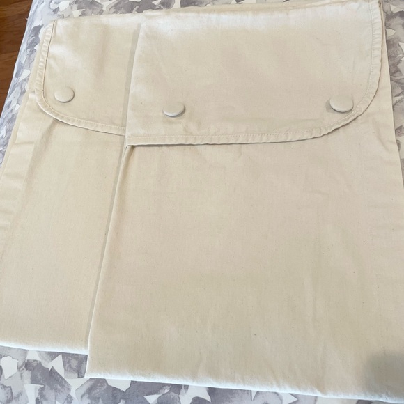3 curtain panels JCPenny Home Collection - off-white / cream button-top - Picture 12 of 12